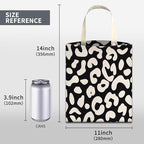 Car Trash Can, Cute Car Trash Bag, Hanging Car Organizer and Storage Bag, Trash Bin for Car Accessories, Vehicle, Travelling, Camping Black White Leopard