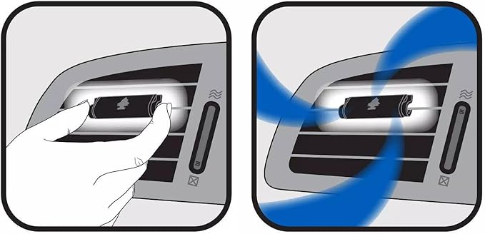 LITTLE TREES Car Air Freshener Vent Wrap Provides Long-Lasting Scent, Invisibly Fresh. Caribbean Colada, 16 count, 4-Packs