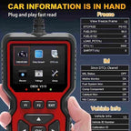 OBD2 Scanner Diagnostic Tool, Check Engine Code Reader OBD2 Scanner with Reset, Mode 6, Mode 8 & I/M Readiness, Auto Check