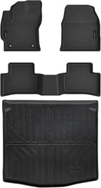 Auxko All Weather Floor Mats Cargo Mat Fit for 2026 2025 2024 2023 2022 Toyota Corolla Cross AWD(Not Fit Hybrid) TPE Liners Accessories All Season Guard Odorless Anti-Slip
