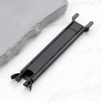 2X Rearview Mirror Wire Cover with Fixing Wires 9.5x1.8x0.9cm for Universal Car Rearview Mirror, Black