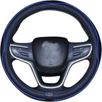 Mayco Bell 2019 New Microfiber Leather Car Extra Large Steering Wheel Cover for Big Trucks (17.5-18'', Dark Blue)
