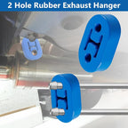 Exhaust Rubber Hanger, rubber muffler hangers. Rubber Insulator Bushing Mount, rubber exhaust mounts with 2 Holes 0.47 Inch, 