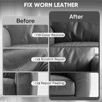 Leather Recoloring Balm - Scratch Repair & Color Restore Kit for Faded Leather, Leather Couch & Car Seats - 12OZ Leather Rest