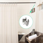 8 Packs Stainless Steel Closet Rod End Supports 1 Inch Wardrobe Bracket Heavy Duty Closet Pole Sockets Flange Rod Holder, U-S