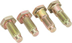 4PCS Car Seat Belt Bolts, 13/16in Floor Pan Mounting Attachment Bolts Bow Tie, Head Reliable Performance INL10528 for A F X B‑Body