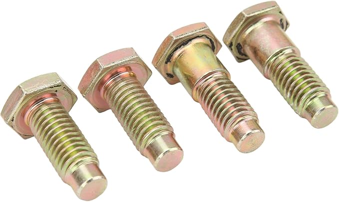 4PCS Car Seat Belt Bolts, 13/16in Floor Pan Mounting Attachment Bolts Bow Tie, Head Reliable Performance INL10528 for A F X B‑Body