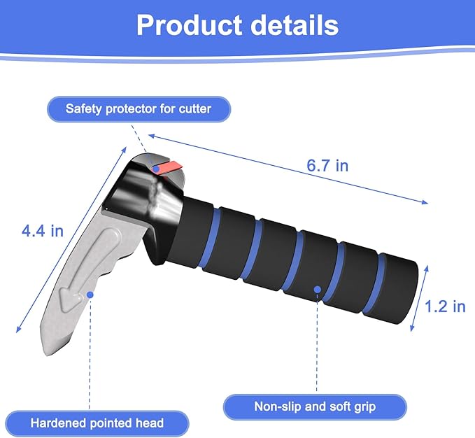 2 Packs 3 in 1 Car Handle Assist,Car Door Handle for Elderly,Support Handle Multifunction Door Latch for Seniors and Handicap