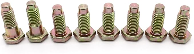 Shkalacar Seat Belt Hardware Bolt Replacement for Chevy 1964-1981, Harness Lap Mounting Bolt Seat Belt Floor Pan Mounting Attachment Bolts Bow Tie Head Marking Hardtop