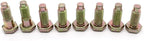 Shkalacar Seat Belt Hardware Bolt Replacement for Chevy 1964-1981, Harness Lap Mounting Bolt Seat Belt Floor Pan Mounting Attachment Bolts Bow Tie Head Marking Hardtop