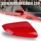 Red Right Mirror Cap Cover For Honda Civic 2016 2017 2018 2019 2020 2021 Rearview Mirror Cap Replacement (Red Right Side)