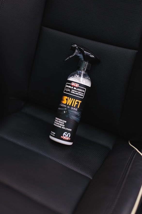P & S PROFESSIONAL DETAIL PRODUCTS Swift Clean & Shine - Interior Cleaner & Protectant for Leather, Vinyl, Plastic - Cleans, 