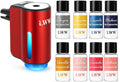 LWW Smart Car Air Freshener - 3 Levels Strength with Ventilation Clip, Rechargeable Car Fragrance Atomizer - with 8 10ml Bott