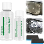 Auto Long-Lasting Effective Headlight Repair Fluid, Car Headlight Restoration Kit Headlight Cleaner and Cleaning Sponge, Auto