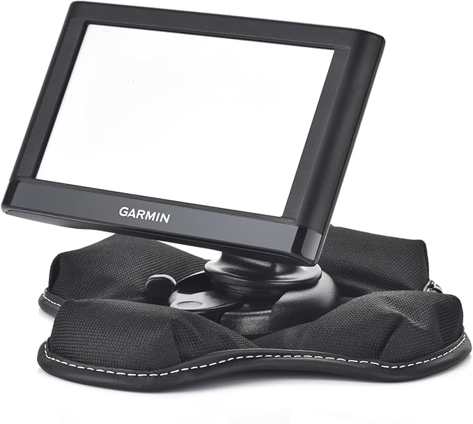 Portable NonSkid Beanbag Friction Mount Holder for Garmin GPS - Ultimate Dashboard Mount for Garmin Nuvi, Drivesmart, Dezl, Zumo, Driveassist, DriveLuxe, StreetPilot & RV Navigator
