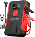 Sharmeal Jump Starter with Air Compressor, 5000A 160PSI Car Jump Starter Battery Pack (10.0L Gas/9.0L Diesel), Battery