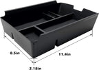JOJOMARK for VW Atlas and Cross Sport Accessories Center Console Organizer 2018 2019 2020 2021 2022 2023 Insert ABS Armrest Box Secondary Storage (Not fit for 2024)