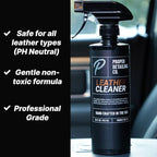 PROPER DETAILING CO. Car Leather Cleaner and Conditioner, Clean and Protect for long lasting leather, 9 Piece Deluxe Leather 