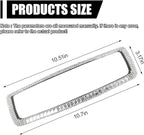 ZIMISI Bling Car Rear View Mirror, 10.51 Inch HD Glass Wide Angle Rearview Mirrors, Clip-on Crystal Diamond Panoramic Rear View Mirror Accessories, Bling Car Decorations for Women (Silver)