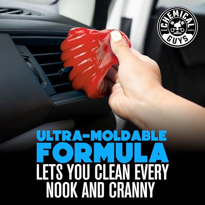 Chemical Guys Sticky Icky Car Cleaning Gel, Green Apple & Sweet Strawberry Scent - Detailing Kit, Car Dust Crevice Cleaner, S