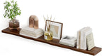Floating Shelves for Wall Rustic Farmhouse 55 Inch Floating Shelf Bathroom Wooden Shelves for Wall Mounted Live Edge Pine She
