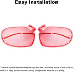Voodonala for Challenger Rearview Mirror Cover Side Mirror Trim Shell Cover Decoration Trim for 2009-2024+Dodge Challenger Exterior Accessories ASB Red, 11pcs