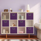 ShellKingdom Storage Bins, Foldable Fabric Storage Cubes And Cloth Storage Organizer Drawer with Metal Handle For Closet And 