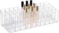ELLDOO Rollerball Perfume Organizer, 44 Spaces Clear Acrylic Perfume Storage Holder Beauty Scent Holder, Essential Oil Storag
