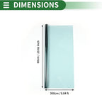 Motoforti Universal Car Window Tint Film Privacy Film 9.84 ft x 23.62 Inch Carbon 2PLY PET Sky Blue 1 Pc VLT 60% IRR 26% URV 99%