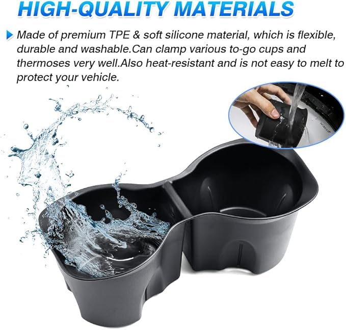 Autorder Center Console Cup Holder Insert for Buick Envision 2021 2022 2023 Interior Accessories Water Cup Holder