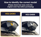 Fitcamx 2K Dual Dash Cam Suitable for Acura MDX 2022 2023 2024 Gen4 (has Auto Dimming Mirror), OEM Look, Front 1440P+Rear 108