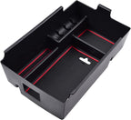 EDBETOS Center Console Organizer Compatible with Chevy Equinox Accessories 2018 2019 2020 2021 2022 2023 2024 Insert Tray Interior Secondary Armrest Storage Box ABS, Red