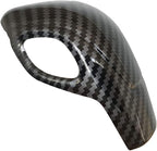 ruihe Car Gear Shift Knob Cover Carbon Fiber Color Sticker Trim Fit for Ford Focus Fiesta Fusion Escape C-Max Transit-150 Tra