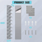 Hat Organizer for Baseball Caps 2Pack, Hat Rack for Wall with Strong Adhesive Hold up to 20 Hats, Hat Hanger Holder Display f