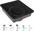 Gen 1 Cup Holder Insert for Tesla Model Y 2021–2024 & Model 3 2021–2023 ONLY – Center Console Organizer – Fits 26–32 oz Large