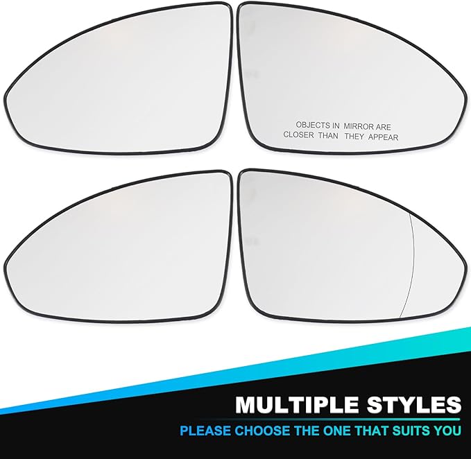 Door Rearview Mirror Lens Heated Rearview Mirror Glass Reflector Convex Glass For Chevy Cruze 2011-2016 95215098 ‎GM1324128 R