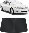 TINGLU Sun Shade for Toyota Camry 2007-2011 Accessories Windshield Sun Shade Window Shade UV Rays Protection Sun Visor Cover with Steering Wheel Sunshade Storage Bag