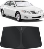 TINGLU Sun Shade for Toyota Camry 2007-2011 Accessories Windshield Sun Shade Window Shade UV Rays Protection Sun Visor Cover with Steering Wheel Sunshade Storage Bag