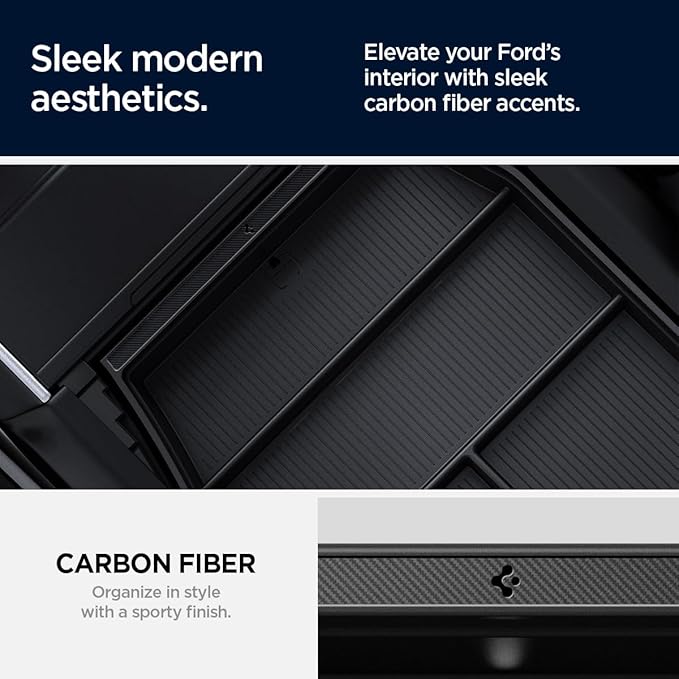 Spigen Armrest Organizer Tray for Ford F-150 2021-2026 & F-150 Lightning 2022-2026 [Check Compatibility for 2024/2025/2026 Models]