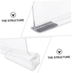 Luxshiny Organize Your Closet 2pcs Acrylic Wardrobe Partition Shelf Divider for Clothes Hats Towels