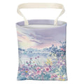 Car Trash Can, Cute Car Trash Bag, Hanging Car Organizer and Storage Bag, Trash Bin for Car Accessories, Vehicle, Travelling, Camping Watercolor Purple Flower
