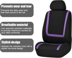 BELOMI Car Seat Covers Full Set, Breathable Premium Cloth Auto Seat Cover, Universal Front and Rear Seat Covers, Automotive I