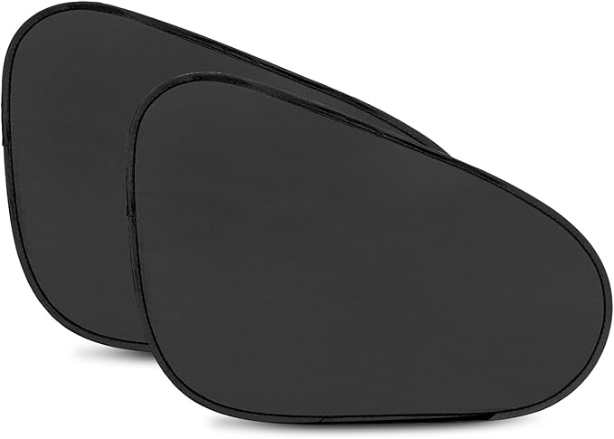 Kwak's 2 Pack Window Sun Shade for Car Baby - Sunshade Blocker, Glare Shield and UV Rays Protection for Your Kids - Side Windows Screens for SUV Truck (Front Window)