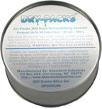 Dry-Packs 300 Gram Silica Gel Canister Dehumidifier - Moisture Indicating