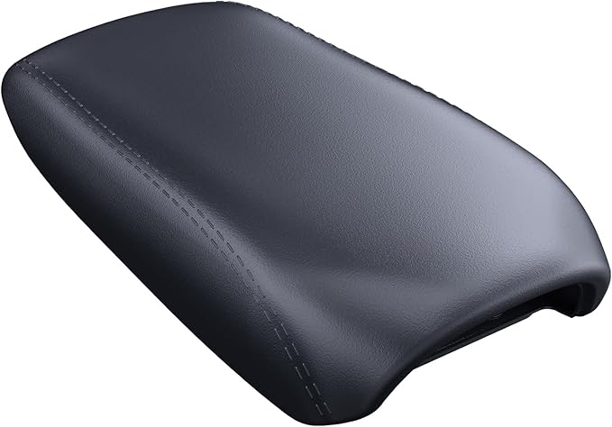 for 2023~2026 Honda HR-V 2-in-1 Silicone Center Console Armrest Cover& Armrest Hidden Privacy Tray - [OEM Design& Friendly Liquid Silicone Rubber] - Thin Black