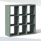 Furinno Cubic Closet Organizers and Storage, 9-Cube Closet Organizer, Open Shelf Closet Storage, Extra Thick Frame for Wardro