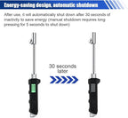 Digital Tire Pressure Gauge 230 PSI, Stainless Steel Dual Head Tire Gauge for Truck RV, Heavy Duty Tire Pressure Gauge with Backlit LCD and Flashlight for Easy and Accurate Reading