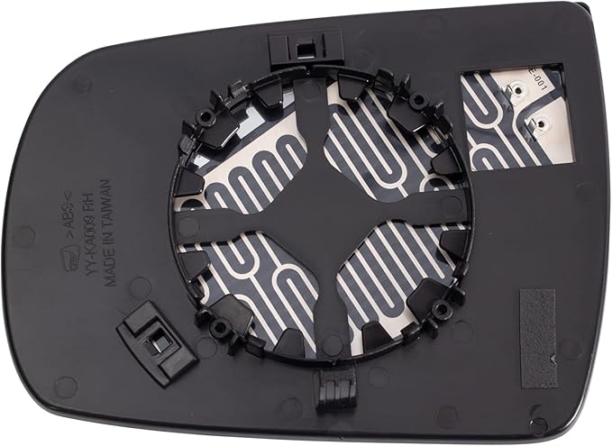 TRQ Passenger Side Mirror Glass Heated Convex For Factory Equipped Mirrors Only Compatible with 2011-2015 Kia Sorento