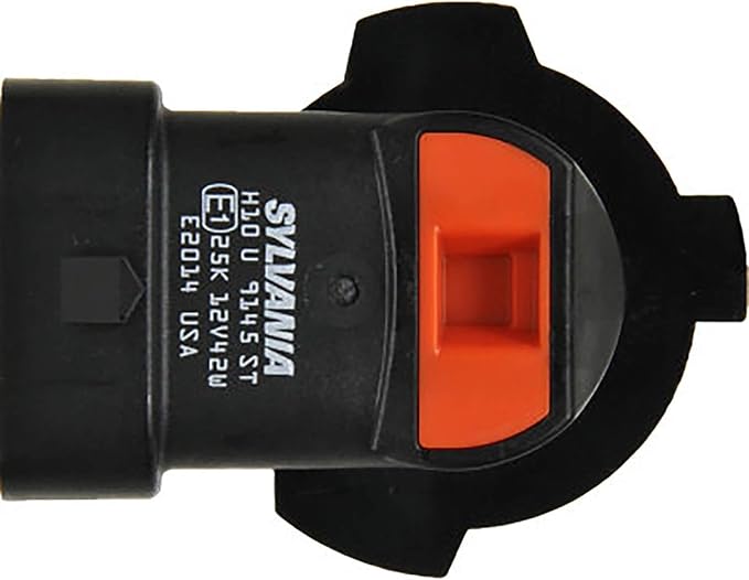 SYLVANIA - 9145 SilverStar Fog Light Bulb - High Performance Halogen Headlight Bulb, Brighter Downroad with Whiter Light (Con