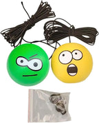 Tennis Garage Parking Aid with Lanyard 8 Pcs Garage Tennis Parking Aid 7cm Hanging Ball 4m Elastic Rope PU Foam Car Sign Decoration General Ornament(ColorA)